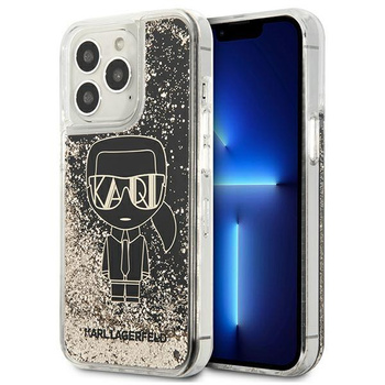 Karl Lagerfeld Liquid Glitter Gatsby - pouzdro pro iPhone 13 Pro