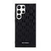 Karl Lagerfeld Saffiano Monogram fém logó - Samsung Galaxy S23 Ultra tok (fekete)