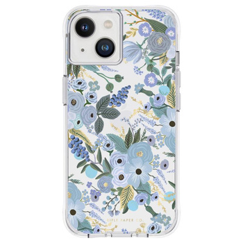 Rifle Paper Clear - iPhone 14 Case (Garden Party Blue)