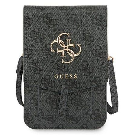 Guess 4G Big Metal Logo Phone Bag - Bag with a smartphone compartment (black)