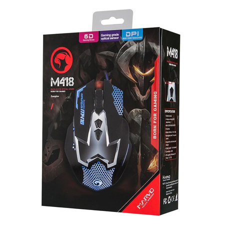 Marvo M418 - Souris optique pour joueurs 2400 DPI (noir)