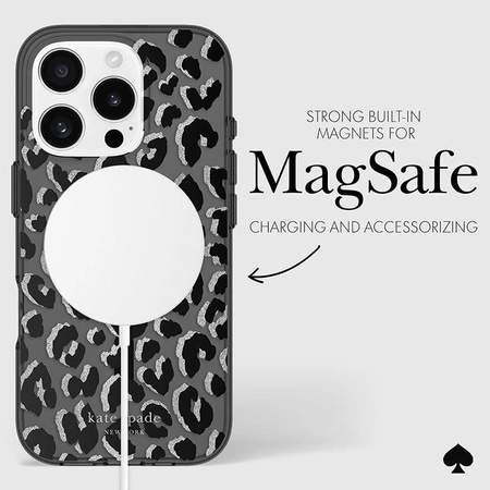 Kate Spade New York Protective MagSafe - iPhone 16 Pro Case (City Leopard)