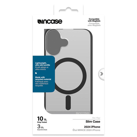 Incase Slim Case MagSafe - Hülle iPhone 16 (Black)