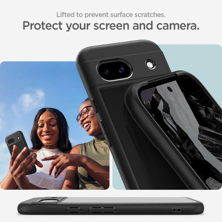 Spigen Ultra Hybrid - Gehäuse für Google Pixel 8A (Schwarz matt)