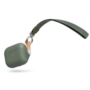 Moshi Pebbo – Etui AirPods 3 z odpinanym paskiem na rękę (Mint Green)