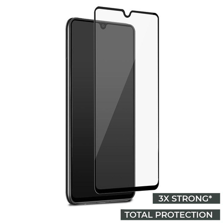 PURO Frame Tempered Glass - gehärtetes Schutzglas für Huawei Mate 20 Bildschirm (schwarzer Rahmen)