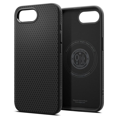 Spigen Liquid Air MagSafe - étui pour iPhone 16e (Noir mat)