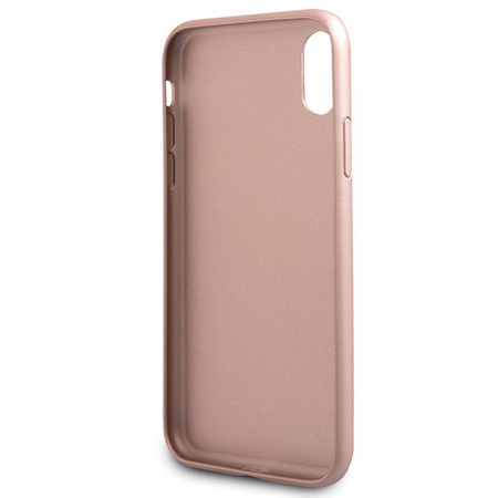 Guess Iridescent - Coque iPhone Xs / X (or rose)