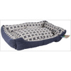 Soft bed sofa for a dog 75 x 58 x 19 cm size. L (navy blue)