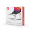 Crong AluBench - Alumínium laptop állvány (ezüst)