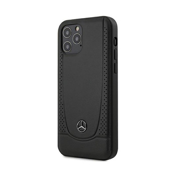 Mercedes Leather Urban Line - iPhone 12 / iPhone 12 Pro Case (black)