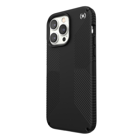 Speck Presidio2 Grip MagSafe - Antypoślizgowe etui iPhone 14 Pro Max (Black / Black / White)