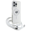 Karl Lagerfeld IML Choupette Head & Cord MagSafe - Hülle für iPhone 16 Pro (transparent)