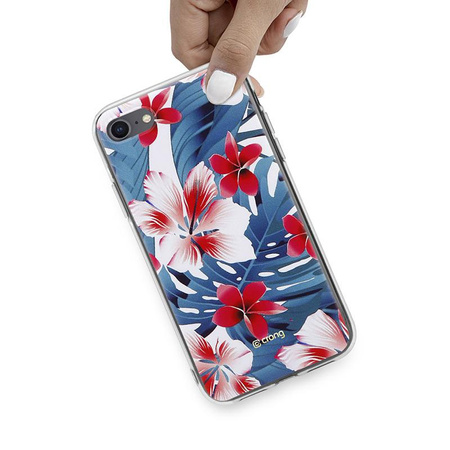 Crong Virág tok - tok iPhone SE (2022/2020) / 8 / 7 (minta 03)