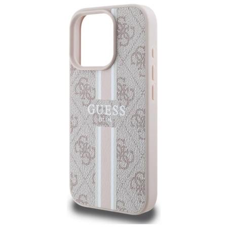Guess 4G Printed Stripes MagSafe - iPhone 16 Pro Max Case (pink)