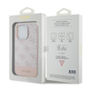 Guess 4G Bottom Stripe Metal Logo Collection - iPhone 15 Pro tok (rózsaszín)