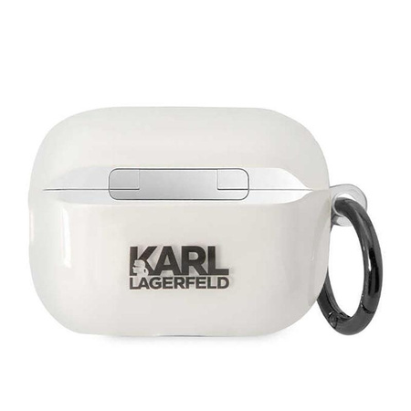 Karl Lagerfeld NFT Ikonik Karl Head - AirPods Pro 2 Case (Transparent)