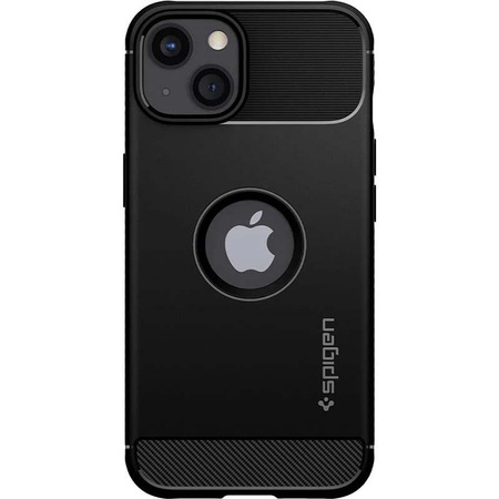 Spigen Rugged Armor - Étui pour iPhone 13 (Noir)