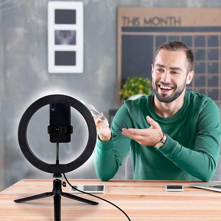 Grundig - Kruhové světlo pro fotografie, selfie, make-up