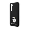 Karl Lagerfeld Silicone Choupette - Samsung Galaxy S24+ Case (black)
