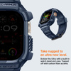 Spigen Rugged Armor Pro - Pánt tokkal az Apple Watch Ultra 49 mm-es órához (sötétkék)