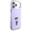 Etui do iPhone 17 Pro Max do MagSafe Karl Lagerfeld Oryginalne Fioletowe