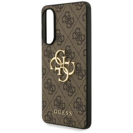 Guess Big 4G Logo Classic Logo - Case for Samsung Galaxy S25 Edge (brown)