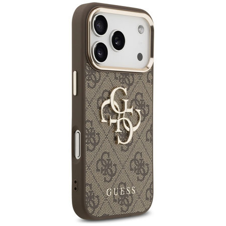 Etui do iPhone 17 Pro Guess Classic Oryginalne Brązowy Modny Pokrowiec Case