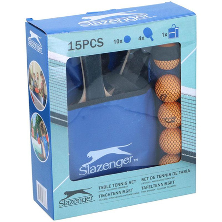 Slazenger - Márkás pingpong / asztalitenisz készlet 15 tétel