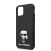 Karl Lagerfeld Saffiano with Pin Ikonik - pouzdro pro iPhone 11 Pro Max (černé)