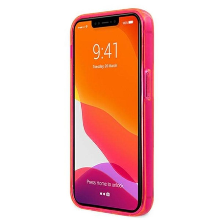 Karl Lagerfeld Choupette Head - iPhone 13 tok (fluo rózsaszín)