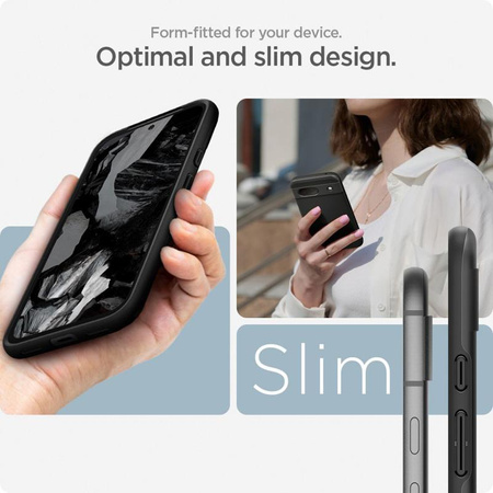 Spigen Thin Fit - Gehäuse für Google Pixel 8A (Schwarz)