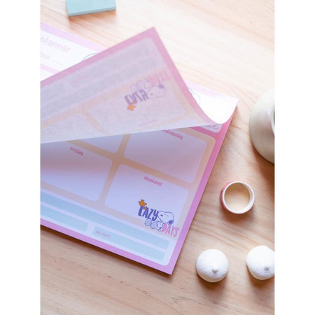 Snoopy - Wochenplaner 54 Seiten A4 (rosa)