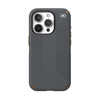 Speck Presidio2 Grip - Coque pour iPhone 15 Pro (Gris anthracite / Bronze froid / Blanc)