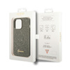 Guess Glitter Flakes Metal Logo Case – Etui iPhone 14 Pro Max (zielony)