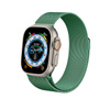 Crong Milano Steel – Cinturino in acciaio inossidabile per Apple Watch 44/45/46/49 mm (verde)