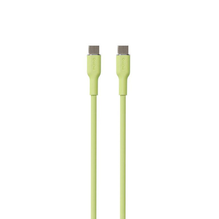 PURO ICON Soft Cable - USB-C to USB-C cable 1.5 m (Matcha Green)