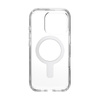 Speck Presidio Perfect-Clear ClickLock & MagSafe - iPhone 16 Pro Case (Clair / Finition Chrome / Argent Serein)