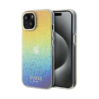 Guess IML Faceted Mirror Disco Iridescent - Schutzhülle für iPhone 14 (Iridescent)