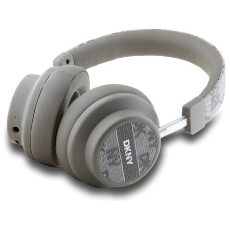 DKNY Checkered Pattern - kabellose Bluetooth In-Ear-Kopfhörer V5.3 (beige)