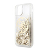 Guess Liquid Glitter Circle Logo - iPhone 11 Pro Max tok (arany)