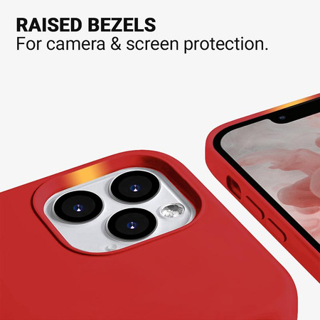Crong Color Cover - iPhone 13 tok (piros)