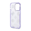 Guess Peony Glitter Tasche - iPhone 14 Pro Tasche (Flieder)