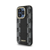 DKNY Leather Checkered Mono Pattern MagSafe - iPhone 15 Pro Max Case (black)