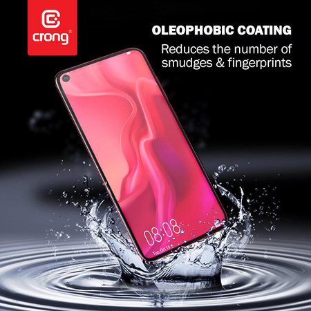 Crong 7D Nano Flexible Glass - Vetro ibrido 9H per schermo intero OPPO realme C11