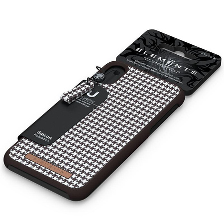 Nordic Elements Saeson Idun - Materiałowe etui iPhone 8 Plus / 7 Plus / 6s Plus / 6 Plus (Dark Brown Pattern 2)