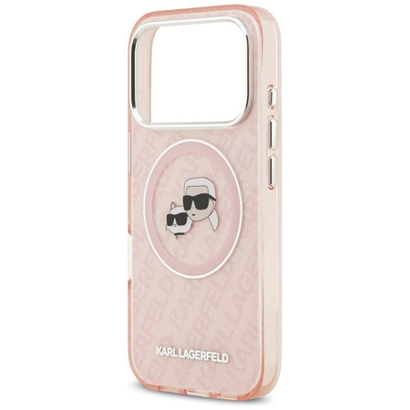 ETUI DO IPHONE 17 PRO do MAGSAFE KARL LAGERFELD ORYGINALNE RÓŻOWE MODNE