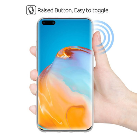 Crong Crystal Slim Cover - Huawei P40 Pro Case (Transparent)