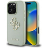 Guess Grained Big 4G Logo Small Classic Logo - Pouzdro pro iPhone 16 Pro (zelené)
