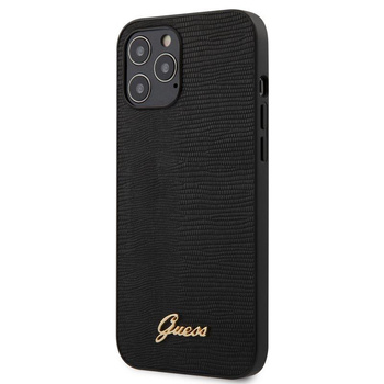 Guess Lizard - iPhone 12 Pro Max Tasche (schwarz)